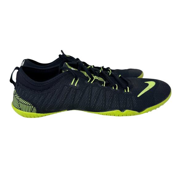 Nike Free 1.0 Cross Bionic Training Shoes Women 7 Black Green Low Top 641530-008 - Picture 1 of 10